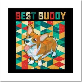 Best Buddy Corgi Posters and Art